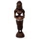 Brass Deep Lakshmi Statue Holding Oil Lamp